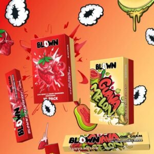 Blown Dispo Guava Melon are now available in stock online for affordable prices, buy blown disposable online, buy blown 1g disposable online now. ​