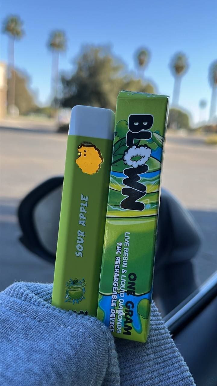 Blown Sour Apple Disposable are now available in stock online for affordable prices, buy blown disposable​ online, buy blown dispo​ online now.